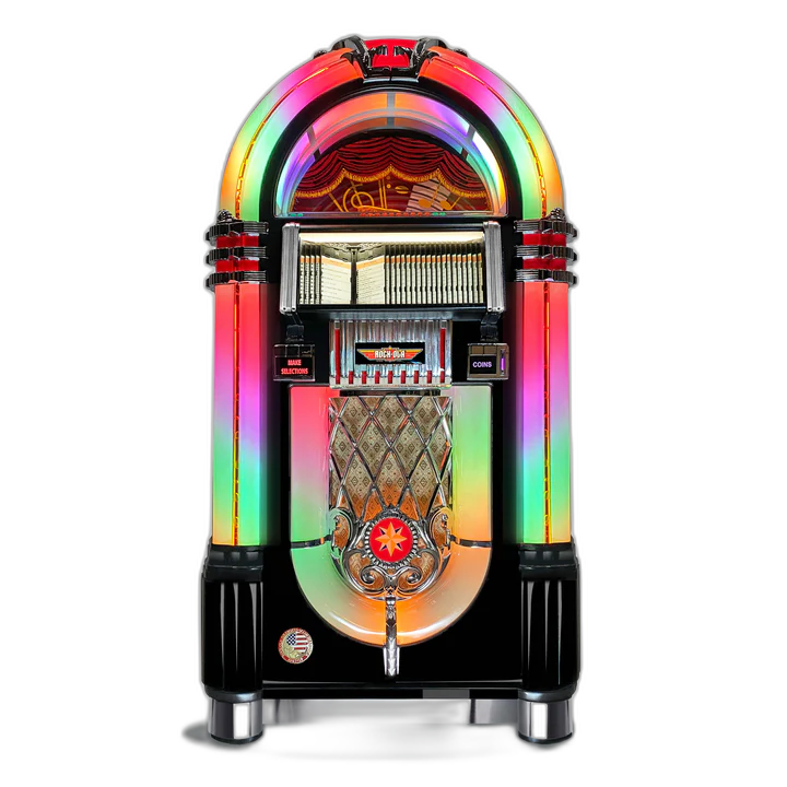 Rock-Ola Bubbler CD Jukebox – Gloss Black