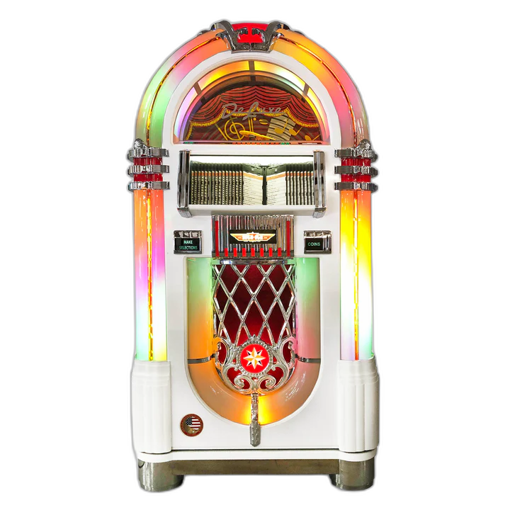 Rock-Ola Bubbler CD Jukebox – Gloss White