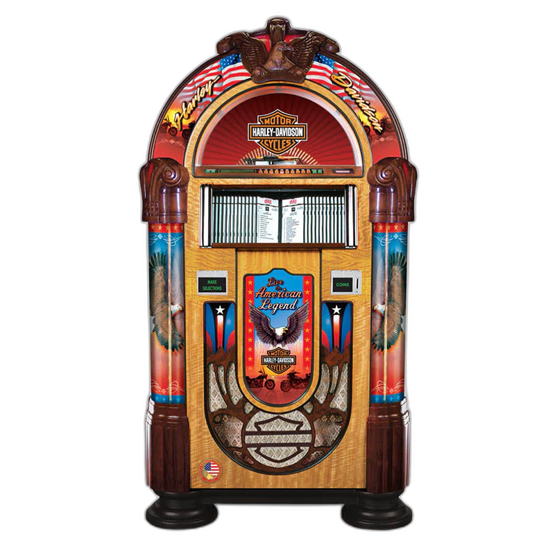 Rock-Ola Bubbler Harley-Davidson CD Jukebox