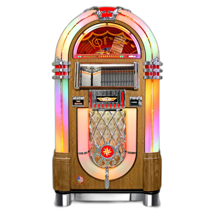 Rock-Ola Bubbler CD Jukebox – Light Oak